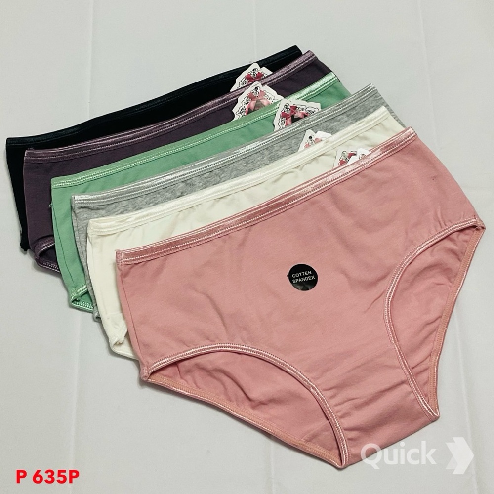NWT 6 pcs Essential Basic Cotton Panties